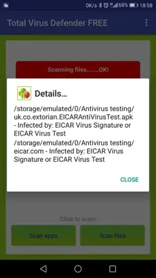 Total Antivirus Defender android App screenshot 2